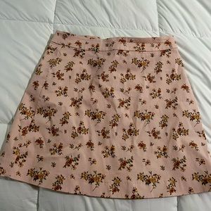 Flowered forever 21 skirt